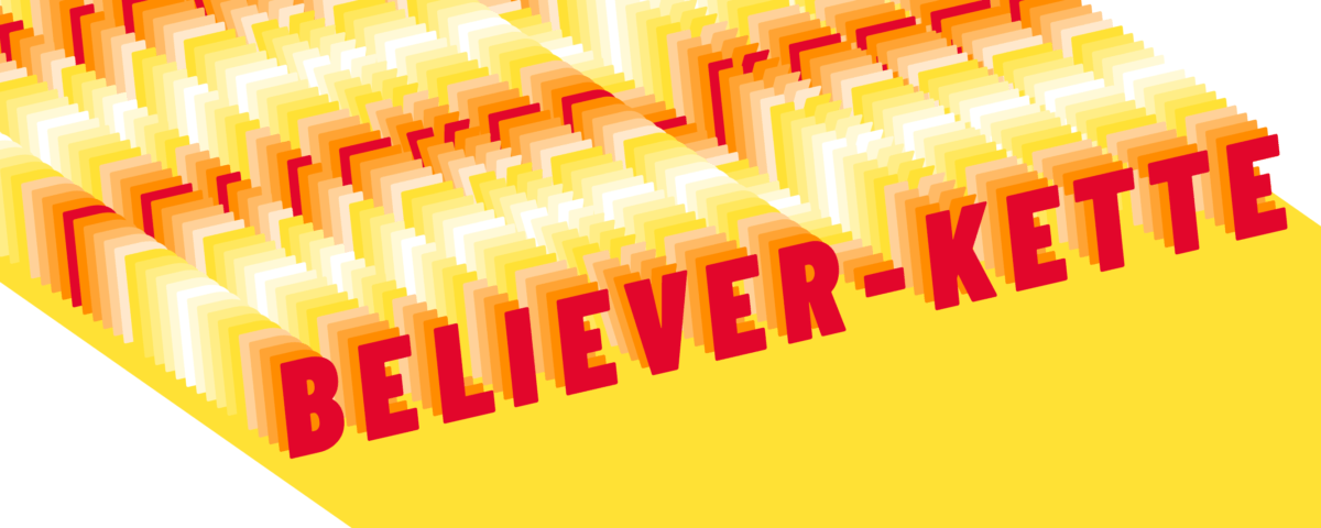 Grafische Umsetzung des Titels "Believer-Kette"